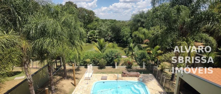 Imagem Oportunidade este imóvel estuda permuta. Casa com lago e 5 suítes no condomínio Mangueiras - Itu/SP
