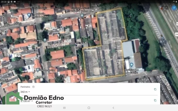 Terreno comercial à venda, Vila Jundiainópolis, Jundiaí. para prédio