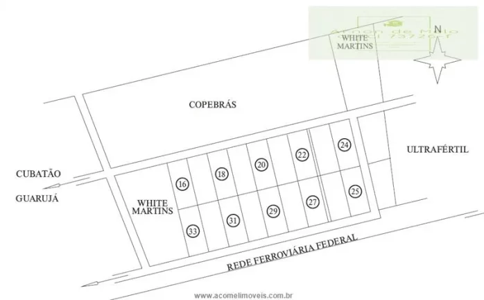Imagem Terrenos Industriais para venda em Cubatão no bairro Jardim São Marcos