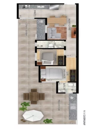Imagem Apartamento sem condomínio em Santa Maria Santo André-SP, sem condomínio apartamento 2 quartos suíte Santo André SP, cobertura 2 quartos Santo André