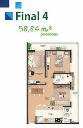 Imagem APARTAMENTO COM 62.69 m² - REAL - PRAIA GRANDE SP