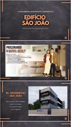 Imagem Apartamento novo na Vila Formosa - 40 m² - 2 Dormitórios - Não tem Vaga de garagem - Aceita Financiamento e FGTS