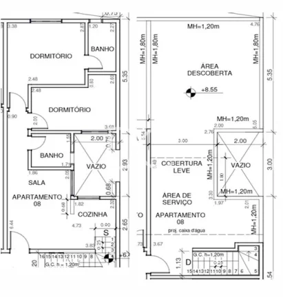 Imagem Residencial Caucaso - Venda de Apartamento no Residencial Cáucaso em Santo André 50m² e 100m² | 2 Dorm | 1 Suíte | 2 ban | 1 ou 2 Vagas