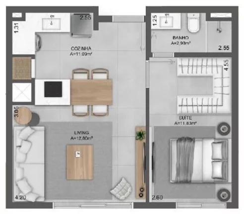 Imagem Apartamento à venda no bairro Mont Serrat - Porto Alegre/RS