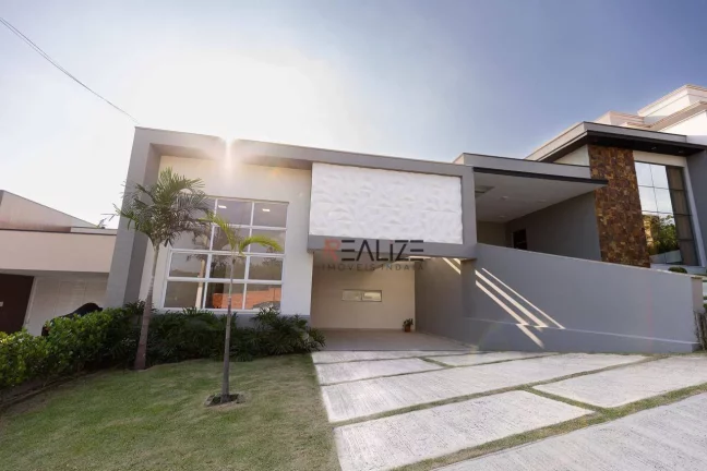 Imagem Casa com quintal e 3 dormitórios à venda, 170 m² por R$ 1.290.000 - Condomínio Residencial Viena - Indaiatuba/SP