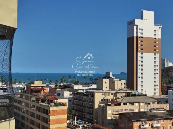 Imagem Apartamento com vista para o mar e lazer na Enseada, Guarujá-SP: 3 quartos, 1 suíte, 2 salas, 2 banheiros, 1 vaga, 106m². Venha conferir!