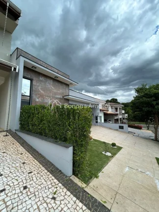 Imagem Casa nova no Condomínio Aurora em Paulínia em terreno de trezentos metros com três quartos sendo ...
