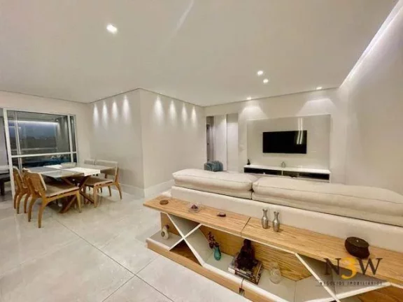 Imagem Apartamento mobiliado para locação na Vila Anastácio São Paulo SP com 3 dormitórios, suítes, 2 vagas de garagem e 157m²