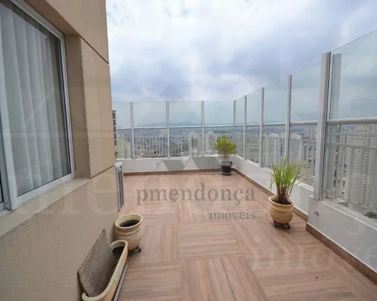 Imagem Apartamento cobertura duplex, com 4 suítes,piscina privativa, sacada com churrasquei