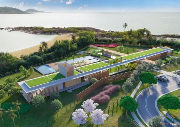 Imagem Lote com 733m2 à Venda em Condomínio Fechado Alpha Ville 3 Praias - Guarapari/ES