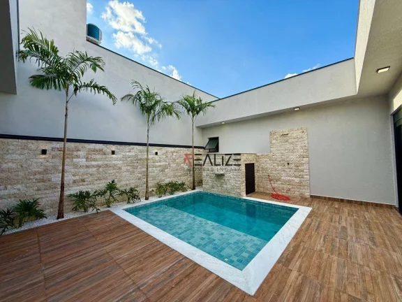 Imagem Casa térrea com 3 suítes à venda, 191 m² por R$ 1.890.000 - Condomínio London Park - Indaiatuba/SP