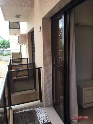 Imagem Apartamento Edificíl Acapulco Plaza com 3 dormitórios à venda, 99 m² por R$ 500.000 - Jardim Las Palmas - Guarujá/SP