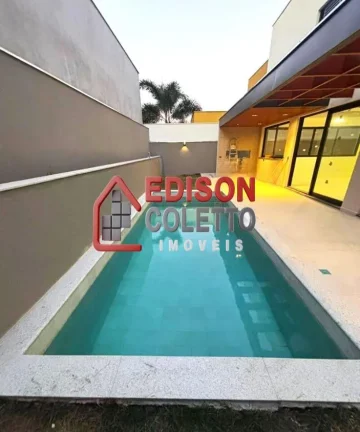 Imagem Casa nova a venda, no Residencial Villa D'Áquila, Piracicaba com 4 suítes!!