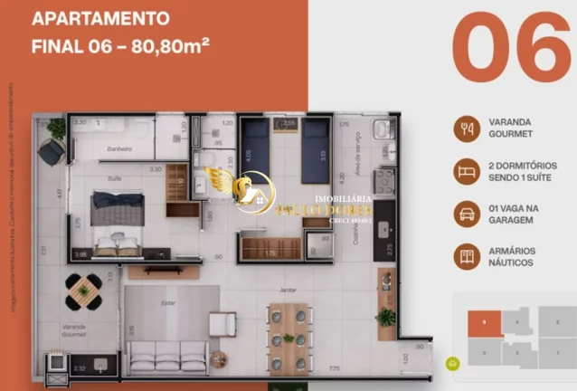 Imagem Apartamento à venda com 2 dormitórios 200 metros do mar, localizado entre as praias do Tenório e praia grande em Ubatuba-SP