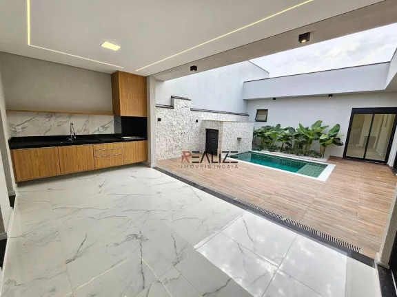 Imagem Casa com 3 suítes e escritório à venda, 187 m² por R$ 1.890.000 - Condomínio London Park - Indaiatuba/SP