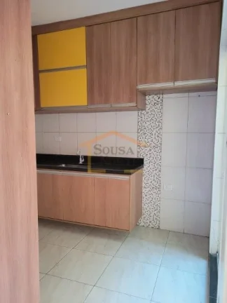 Imagem Casa em condomínio com 65,25 m², 2 dormitórios, 1 banheiro, 1 lavabo, armários na cozinha e banh...