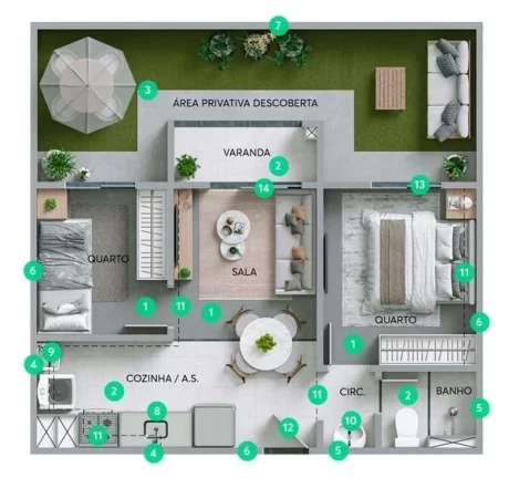 Imagem Apartamento à venda em São Paulo-SP, Jardim Cidade Pirituba! 2 quartos, 1 banheiro, 35,00 m² de área no Condomínio Poente do Buriti.