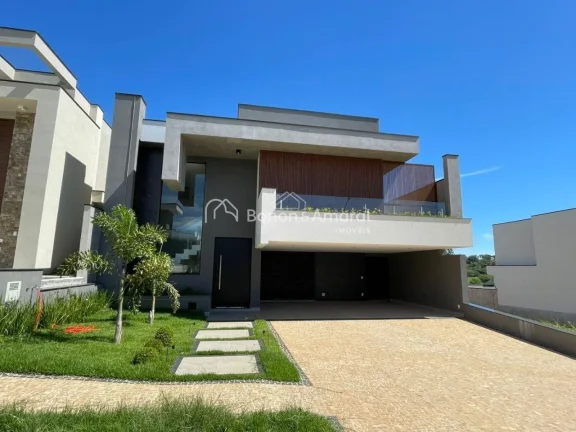 Imagem Sobrado novo e moderno à venda no Condomínio Mont Alcino, em Valinhos. Este imóvel de alto padrã...
