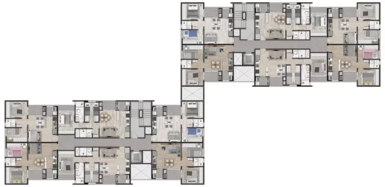 Imagem Apartamento para Venda em Curitiba, Atuba, 2 dormitórios, 1 banheiro, 1 vaga