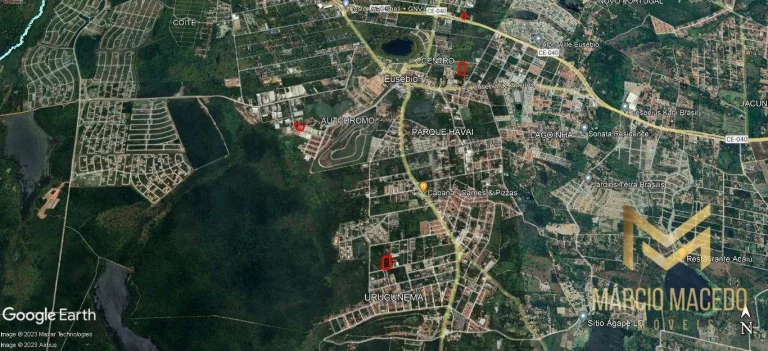 Imagem Terreno à venda, 8880 m² por R$ 3.000.000,00 - Urucunema - Eusébio/CE