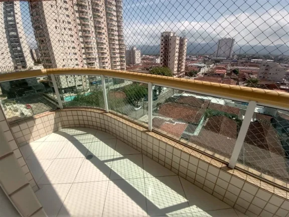 Imagem Apartamento com quartos, suíe, sacada gourmet e vista mar.