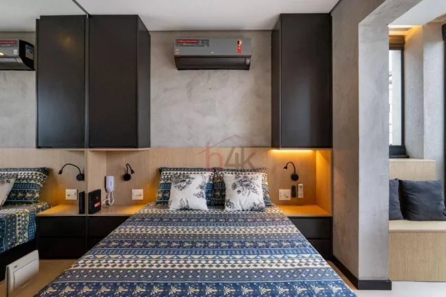 Imagem Venda Studio 23m² Charlie Brooklyn Studios | Mobiliado e Ar-Condicionado