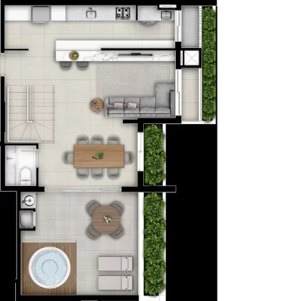 Imagem Gaia - Apartamento à venda no bairro Cabral - Curitiba/PR