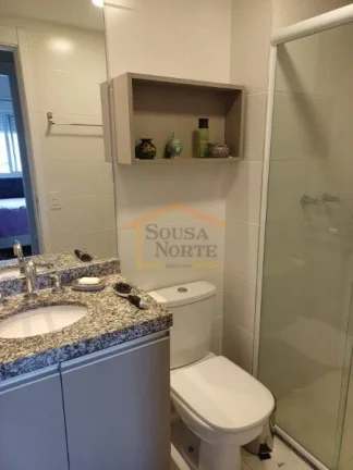 Imagem Apartamento, 53m², 2 dormitórios, sendo 1 suíte, sala para 2 ambientes, varanda arejada, 2 banhei...