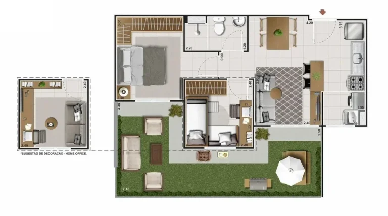Imagem APARTAMENTO RESIDENCIAL em Rio de Janeiro - RJ, Praça Seca