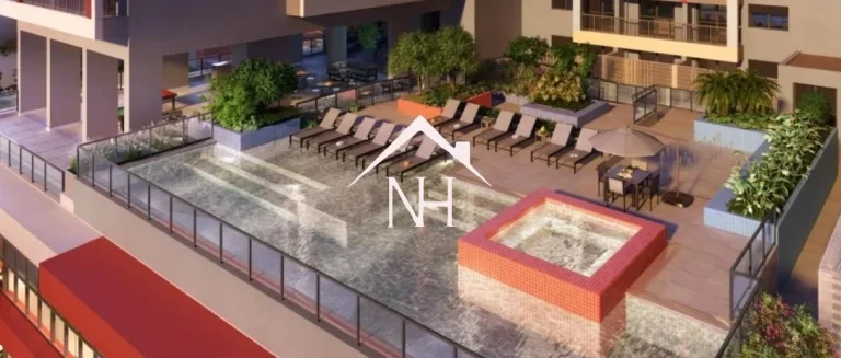 Imagem apartamento de 48m com 2 dormitórios,1 vaga,terraço,Salão de festas e jogos,fitness,lavanderia,piscina,deck,bicicletário, bar,churrasqueira,pet place