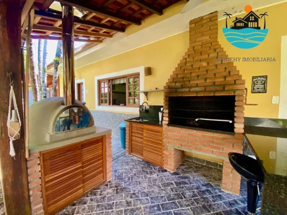 Imagem Casa bem localizada - Praia de Juquehy, 100 metros da praia, piscina, churrasqueira, 6 dormitórios, acomoda 14 pessoas | Juquehy Imobiliária