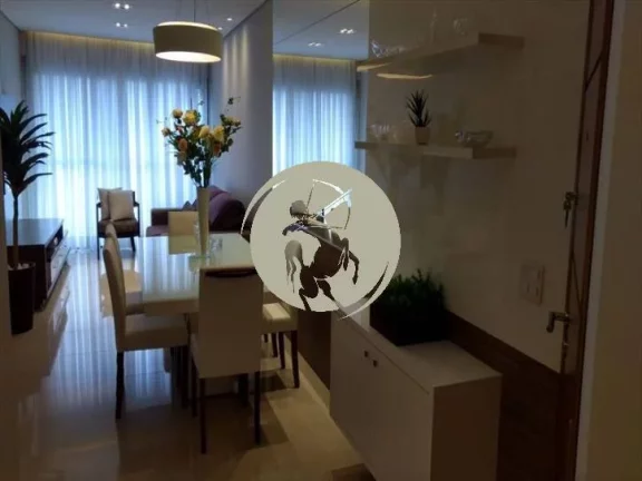 Imagem APARTAMENTO COM DUAS VAGAS DE GARAGEM PARALELAS, SALA 2 AMBIENTES, SACADA FECHADA COM VIDROS (VETRO ...