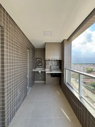 Imagem Apartamento Vista mar de 1 Dormitório com suíte no bairro Jardim Real - Praia Grande