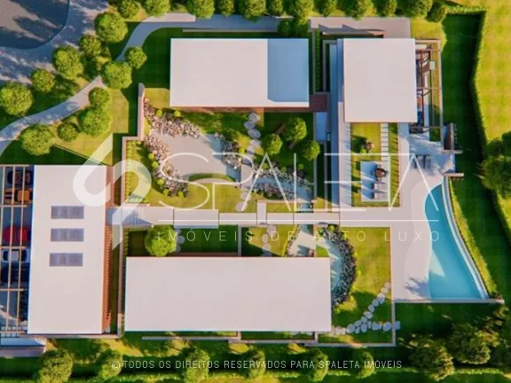 Imagem Residência cinematográfica com vista para o lago e campo de golfe à venda na Fazenda Boa Vista