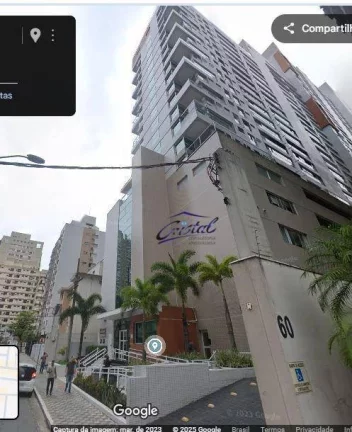 Imagem Apartamento com 2 dormitórios à venda, 80 m² por R$ 1.065.000 - Gonzaga - Santos/SP