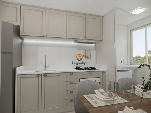 Imagem Apartamento com 2 dormitórios à venda, 54 m² por R$ 308.149,01 - Villa Paradiso - Lagoa Santa/MG