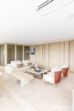 Imagem Com projeto da renomada arquiteta Fernanda Negrelli, esse apartamento de 229m2 imprime de forma harm...