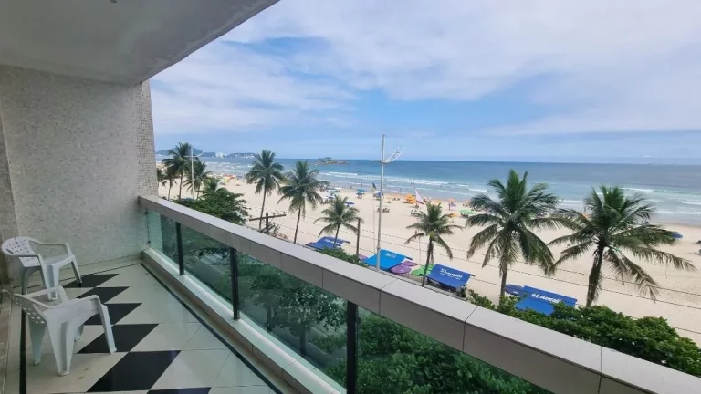 Imagem ÓTIMO APTO FRENTE TOTAL AO MAR NA PRAIA DE PITANGUEIRAS, 1 DORM. 1 VAGA DE GARAGEM.