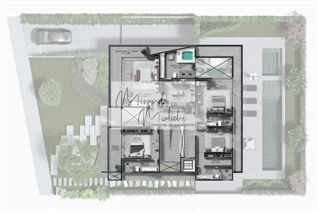Imagem Casa no condomínio Vivá Cacupé para venda com 6 quartos, sendo 6 suítes, 598m²