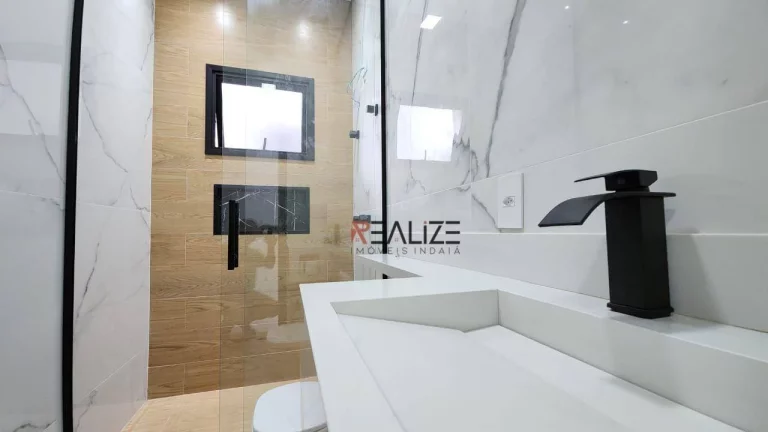 Imagem Casa moderna com 3 dormitórios à venda, 105 m² por R$ 764.000 - Jardim Residencial Veneza - Indaiatuba/SP