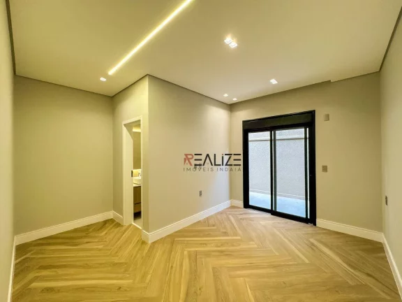 Imagem Casa Térrea Alto Padrão em Condomínio Nobre de Indaiatuba – 4 Suítes