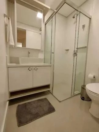 Imagem Apartamento vista mar mobiliado com 2 dormitórios sendo 1 suíte e 1 vaga de garagem na Brava
