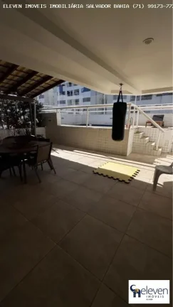 Imagem EXCLUSIVA COBERTURA COM ENERGIA SOLAR NA PITUBA 4/4 UMA SUITE , INFRA , PISCINA INTERNA  E TRÊS VAGAS 
