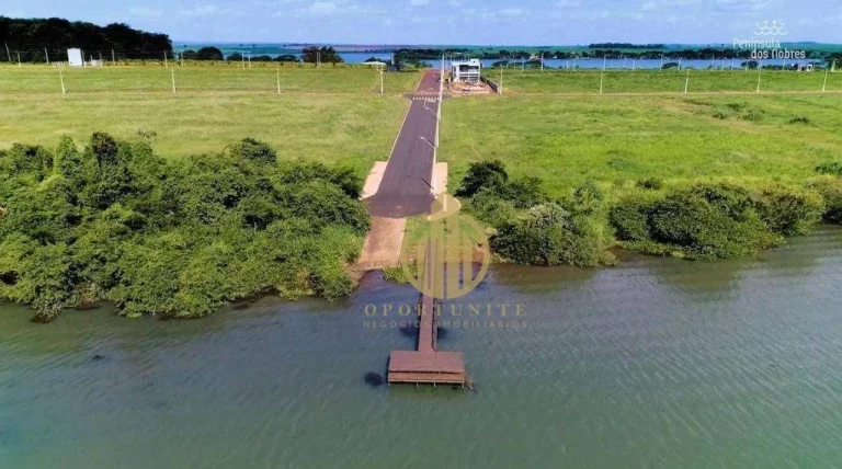 Imagem Grande Oportunidade de Terreno Beira d'água à venda -Peninsula dos Nobres em Miguelopolis /SP