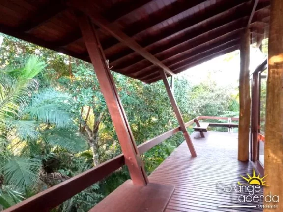 Imagem Bela e Ampla Casa - Praia do Prumirim - Rica em Madeira e Vidro - 3 Níveis - Alto Padrão.