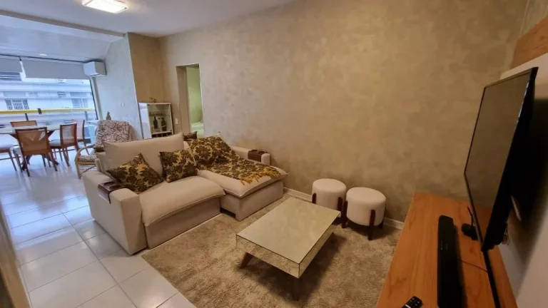 Imagem Flat com 2 dormitórios à venda, 76 m² - Pitangueiras - Guarujá/SP