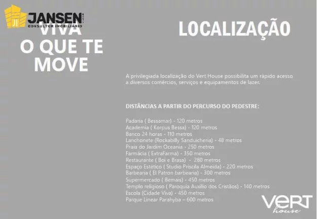 Imagem VERT HOUSE, APARTAMENTOS COM 01, 02 E 03 QUARTOS NO MELHOR DO BESSA