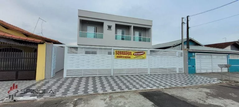 Imagem Sobrado com 2 dormitórios à venda, 81 m² por R$ 349.000,00 - Vila Caiçara - Praia Grande/SP