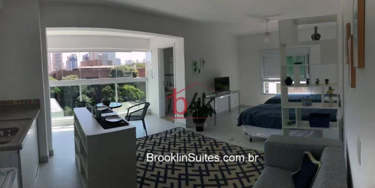 Imagem Apartamento com 1 dormitório para alugar, 35 m² - Brooklin