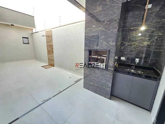 Imagem Casa moderna com 3 dormitórios à venda, 104 m² por R$ 765.000 - Jardim Bom Sucesso - Indaiatuba/SP